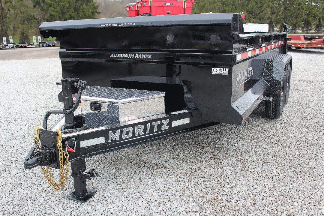 New 2026 Moritz 6' 10" x 14' Heavy Commercial DLH Series Dump Trailer - 14000# GVW