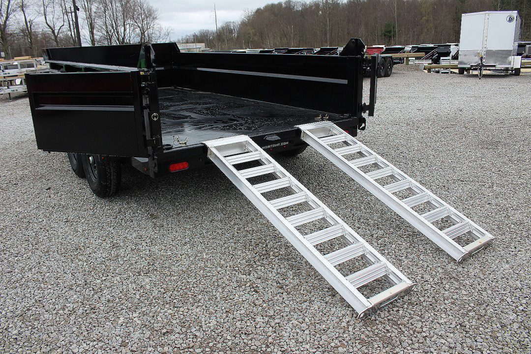 New 2026 Moritz 6' 10" x 14' Heavy Commercial DLH Series Dump Trailer - 14000# GVW