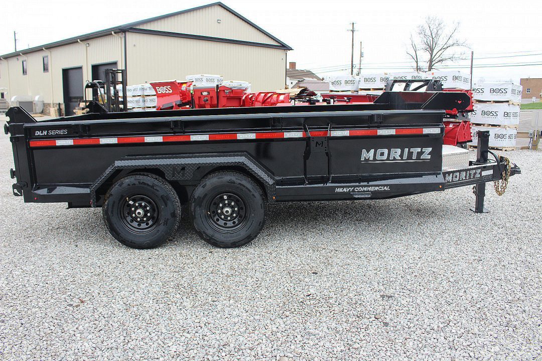 New 2026 Moritz 6' 10" x 14' Heavy Commercial DLH Series Dump Trailer - 14000# GVW