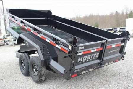 New 2026 Moritz 6' 10" x 14' Heavy Commercial DLH Series Dump Trailer - 14000# GVW
