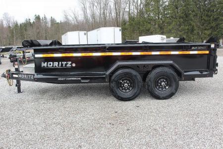 New 2026 Moritz 6' 10" x 14' Heavy Commercial DLH Series Dump Trailer - 14000# GVW