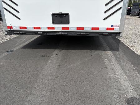 New 2026 Haulmark 44 Gooseneck Bathroom, PolyCor Interior & Exterior, 21K GVWR, Air Prep, Awning, A/C, Landing Light PKG, Hyd. Tongue Jack