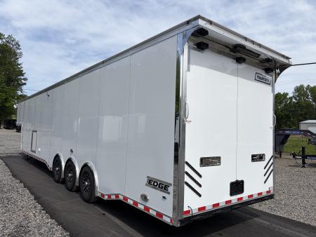 New 2026 Haulmark 44 Gooseneck Bathroom, PolyCor Interior & Exterior, 21K GVWR, Air Prep, Awning, A/C, Landing Light PKG, Hyd. Tongue Jack