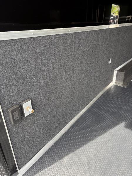 New 2026 Haulmark 44 Gooseneck Bathroom, PolyCor Interior & Exterior, 21K GVWR, Air Prep, Awning, A/C, Landing Light PKG, Hyd. Tongue Jack