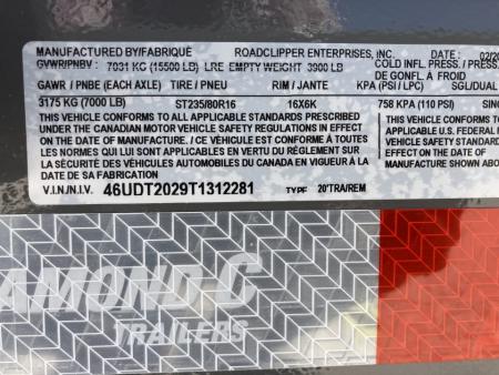 New 2026 Diamond C Trailers HDT 207 20X82 Tilt Trailer