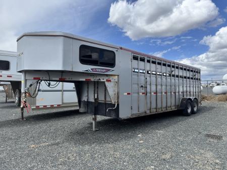 Used 2013 Titan Trailer 21' Stock Combo Trailer