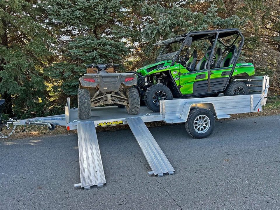 New 2027 Aluma 8114 SR Utility Trailer