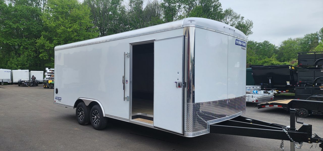 New 8.5 x 20 Sure-Trac Landscape Pro Enclosed Round Top Cargo Trailer 10k