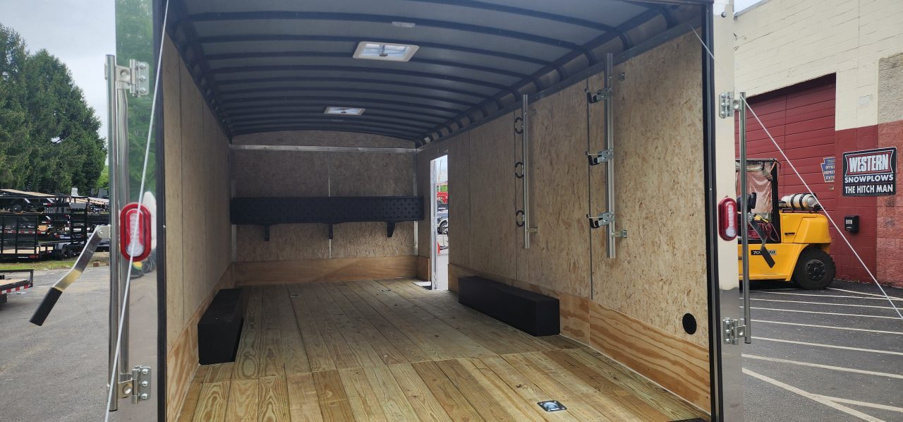New 8.5 x 20 Sure-Trac Landscape Pro Enclosed Round Top Cargo Trailer 10k