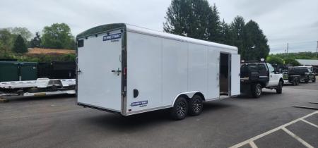 New 8.5 x 20 Sure-Trac Landscape Pro Enclosed Round Top Cargo Trailer 10k