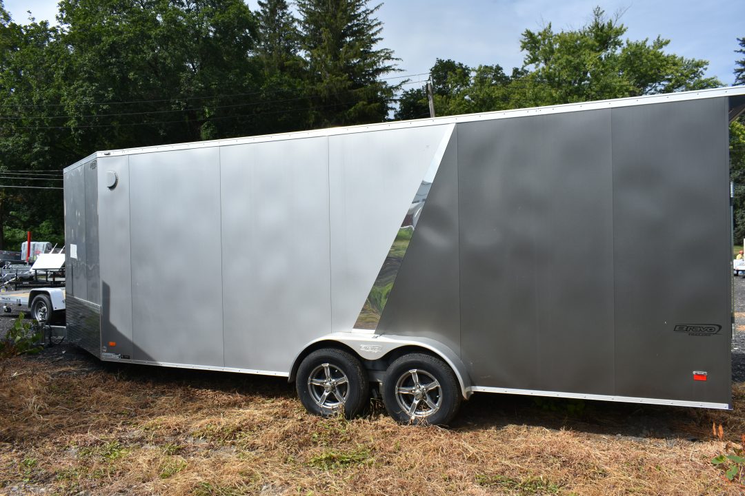 Used 2022 Bravo Trailers Enclosed Snowmobile Trailer