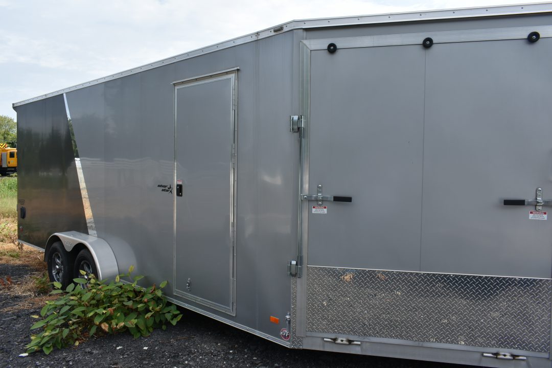 Used 2022 Bravo Trailers Enclosed Snowmobile Trailer