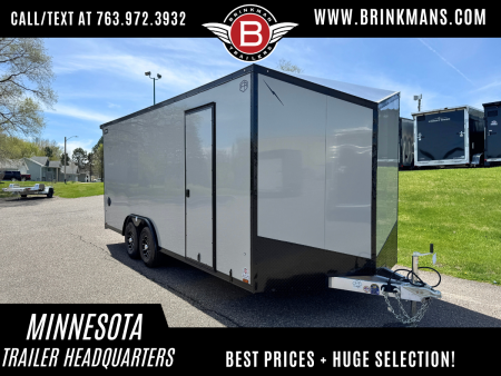 New Lightning 8.5x20 Enclosed Car Hauler - Ramp Door!