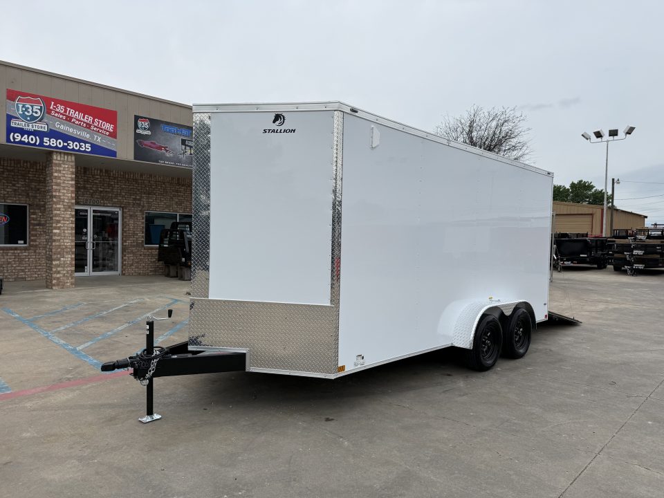 New 2026 Stallion Manufacturing LLC SM7x16 Cargo / Enclosed Trailer