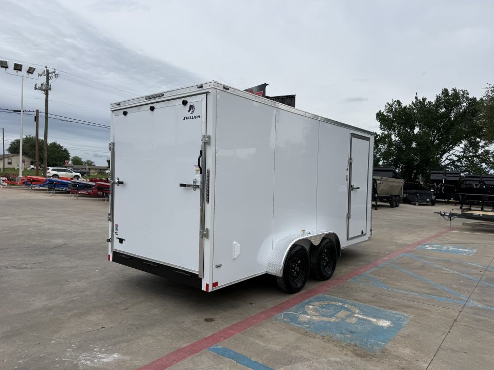 New 2026 Stallion Manufacturing LLC SM7x16 Cargo / Enclosed Trailer