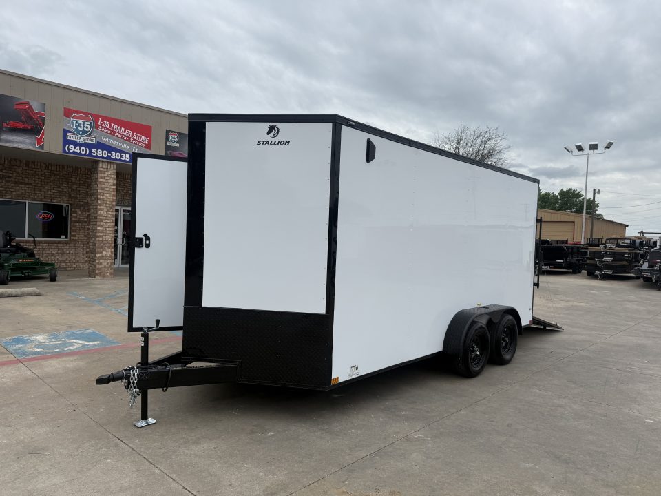 New 2026 Stallion Manufacturing LLC SM7x16 Cargo / Enclosed Trailer