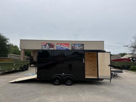 New 2026 Stallion Manufacturing LLC SM7x16 Cargo / Enclosed Trailer