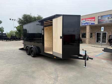 New 2026 Stallion Manufacturing LLC SM7x16 Cargo / Enclosed Trailer