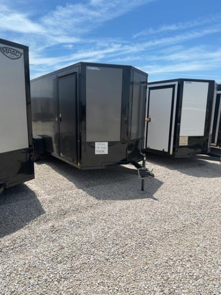New 2026 Impact Trailers 6 x 14 Quake Flat Top V-Nose 3K