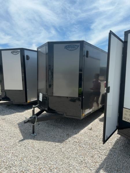 New 2026 Impact Trailers 6 x 14 Quake Flat Top V-Nose 3K