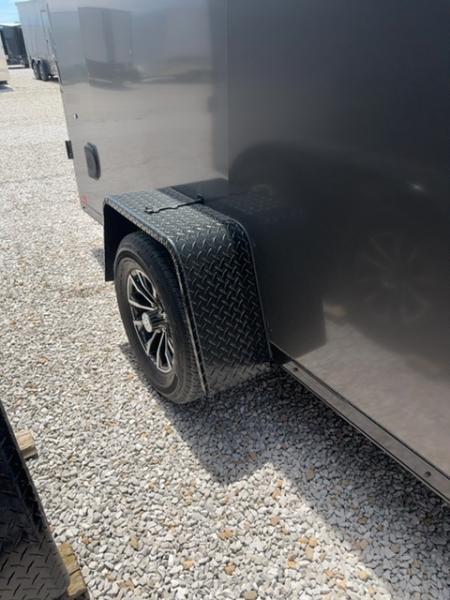 New 2026 Impact Trailers 6 x 14 Quake Flat Top V-Nose 3K