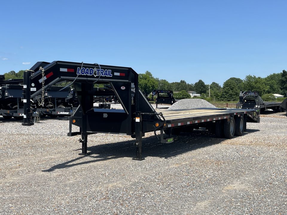 Used 2023 Load Trail 102"x30' 22k Gooseneck Flatbed Trailer