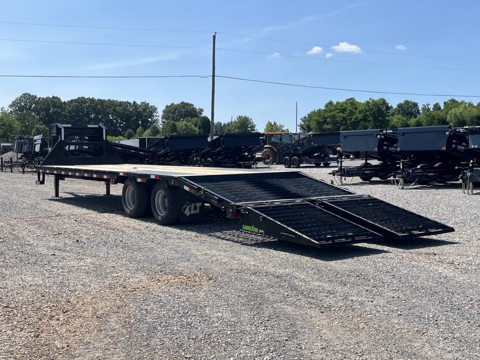 Used 2023 Load Trail 102"x30' 22k Gooseneck Flatbed Trailer