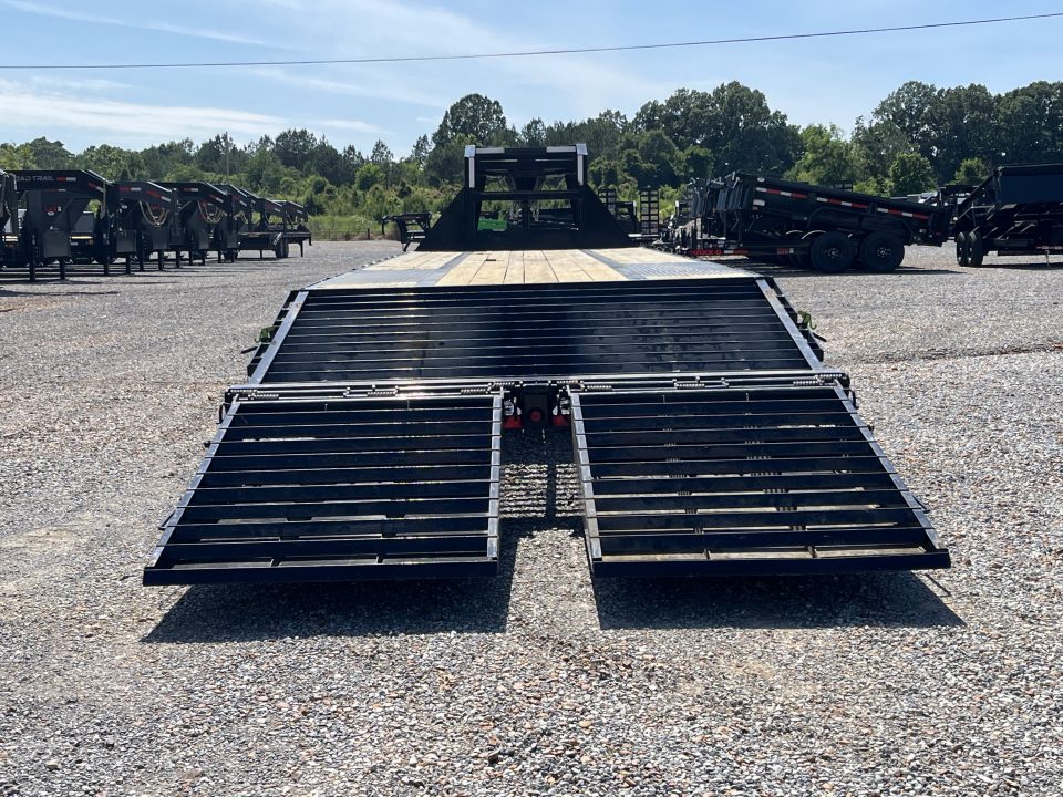 Used 2023 Load Trail 102"x30' 22k Gooseneck Flatbed Trailer