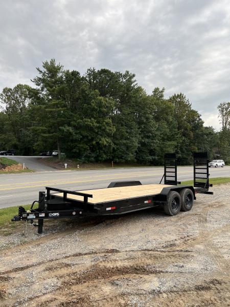 New 2026 GPS Trailers / EH Series / 82" Wide x 20' Long / 8 ton Capacity / 5' Ramps / PT Wood Floor / True 8 K Axles not Hybrid Axles / 215/75R17.5" Tire and Wheels / Toolbox