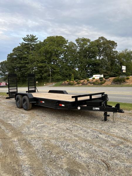 New 2026 GPS Trailers / EH Series / 82  Wide x 20' Long / 8 ton Capacity / 5' Ramps / PT Wood Floor / True 8 K Axles not Hybrid Axles / 215/75R17.5  Tire and Wheels / Toolbox