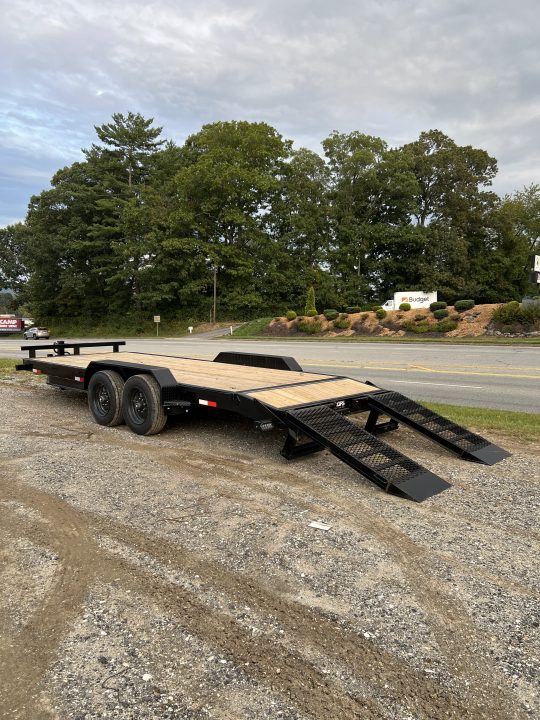New 2026 GPS Trailers / EH Series / 82" Wide x 20' Long / 8 ton Capacity / 5' Ramps / PT Wood Floor / True 8 K Axles not Hybrid Axles / 215/75R17.5" Tire and Wheels / Toolbox