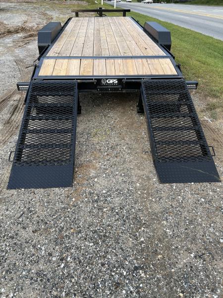 New 2026 GPS Trailers / EH Series / 82" Wide x 20' Long / 8 ton Capacity / 5' Ramps / PT Wood Floor / True 8 K Axles not Hybrid Axles / 215/75R17.5" Tire and Wheels / Toolbox