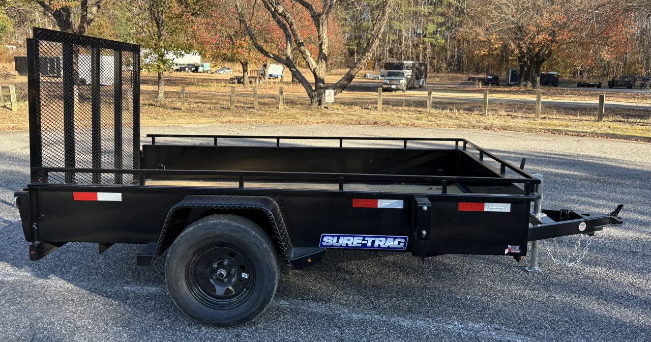 New 2026 Sure-Trac 6x10 Steel Side Utility Trailer
