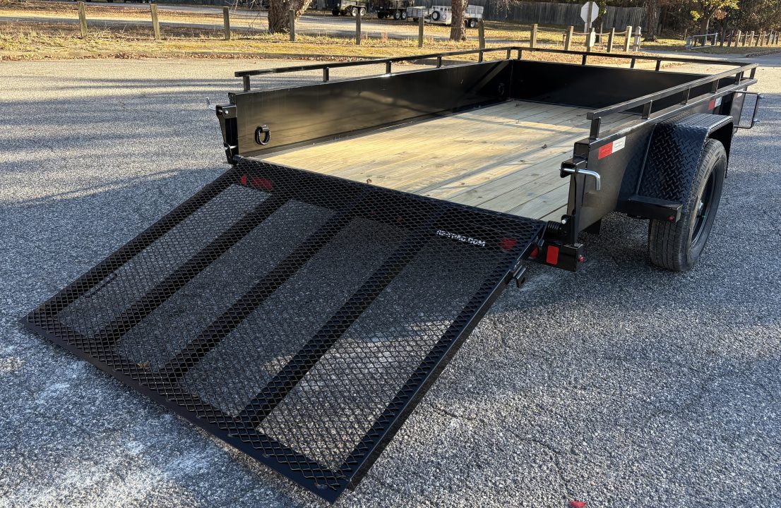 New 2026 Sure-Trac 6x10 Steel Side Utility Trailer