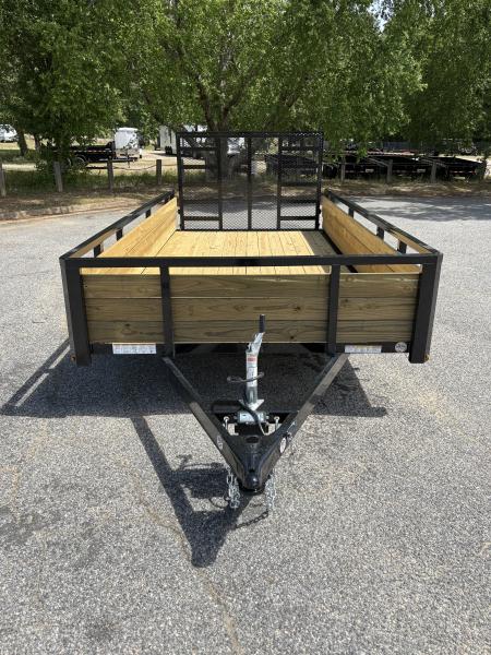 New 2026 Sure-Trac 7x14 7k 3 Board Utility Trailer