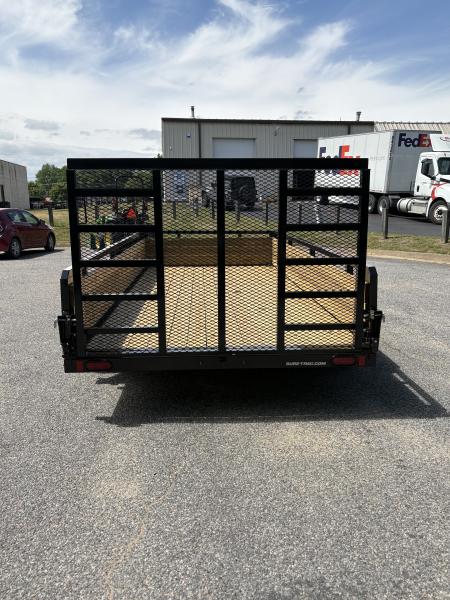 New 2026 Sure-Trac 7x14 7k 3 Board Utility Trailer