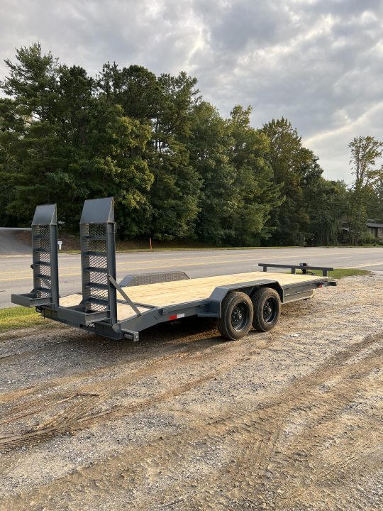 New 2026 GPS Trailers / EH Series / 82" Wide x 20' Long / 8 ton Capacity / 5' Ramps / PT Wood Floor / True 8 K Axles not Hybrid Axles / 215/75R17.5" Tire and Wheels / Toolbox