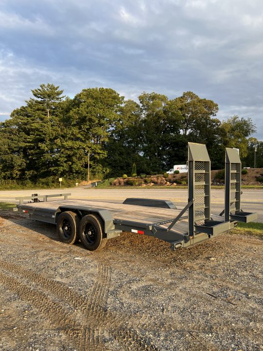 New 2026 GPS Trailers / EH Series / 82" Wide x 20' Long / 8 ton Capacity / 5' Ramps / PT Wood Floor / True 8 K Axles not Hybrid Axles / 215/75R17.5" Tire and Wheels / Toolbox