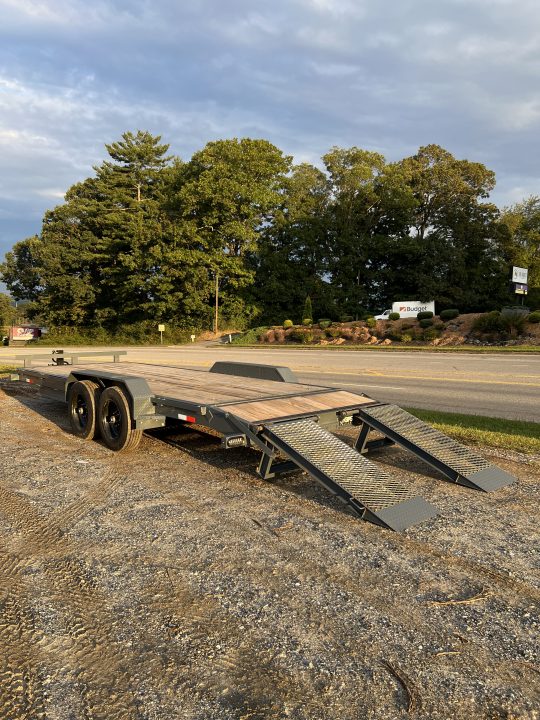 New 2026 GPS Trailers / EH Series / 82" Wide x 20' Long / 8 ton Capacity / 5' Ramps / PT Wood Floor / True 8 K Axles not Hybrid Axles / 215/75R17.5" Tire and Wheels / Toolbox