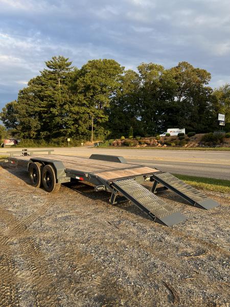 New 2026 GPS Trailers / EH Series / 82" Wide x 20' Long / 8 ton Capacity / 5' Ramps / PT Wood Floor / True 8 K Axles not Hybrid Axles / 215/75R17.5" Tire and Wheels / Toolbox