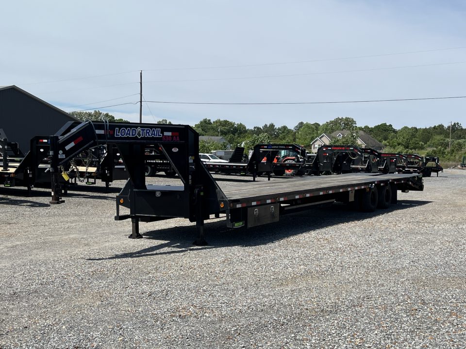 Used 2023 Load Trail 102"x40' 25k Gooseneck Flatbed Trailer