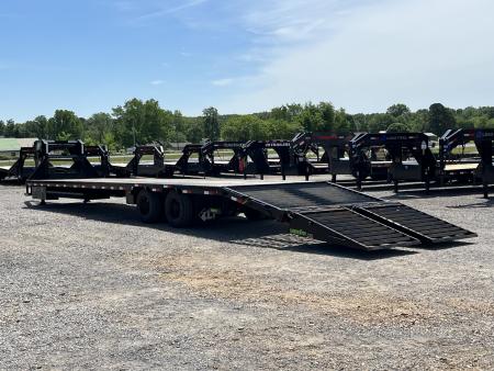 Used 2023 Load Trail 102"x40' 25k Gooseneck Flatbed Trailer