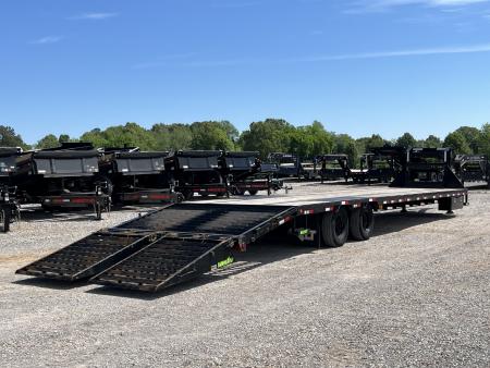 Used 2023 Load Trail 102"x40' 25k Gooseneck Flatbed Trailer