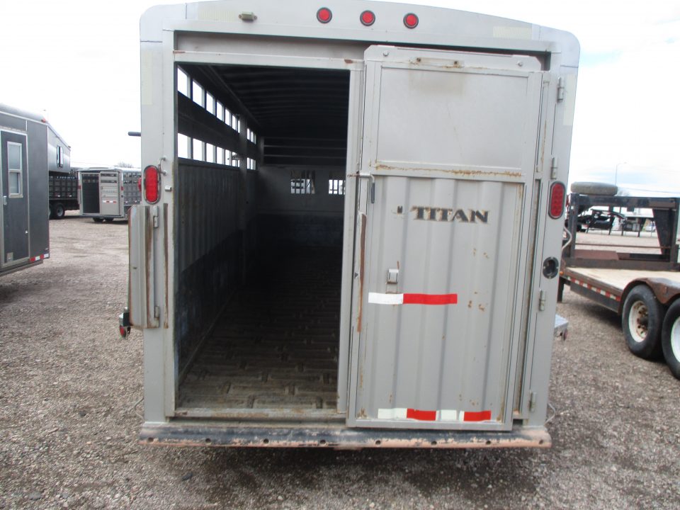 Used 2013 Titan Trailer Rancher Stock / Stock Combo Trailer