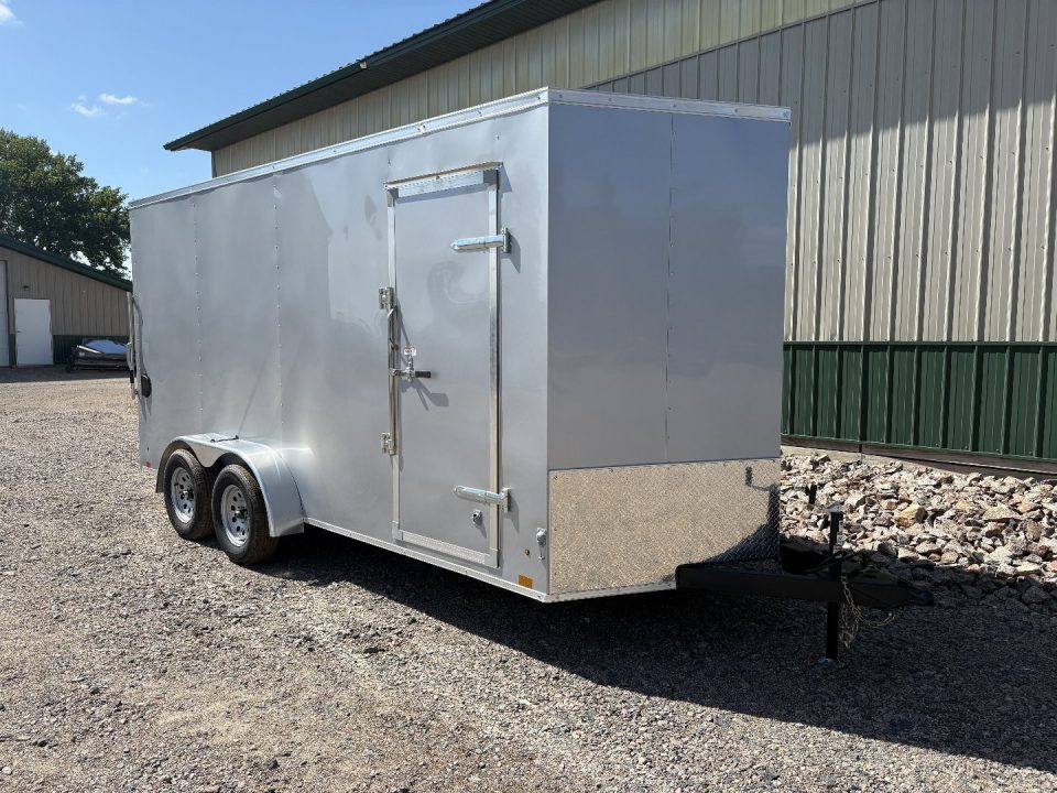 New 2026 7'x16' Cross Beta Enclosed Trailer