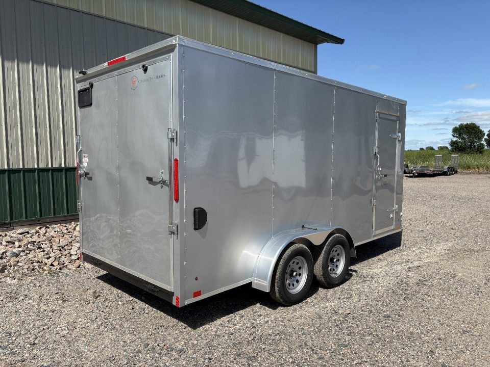 New 2026 7'x16' Cross Beta Enclosed Trailer