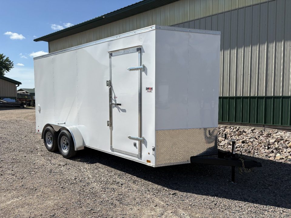 New 2026 7'x16' Cross Beta Enclosed Trailer