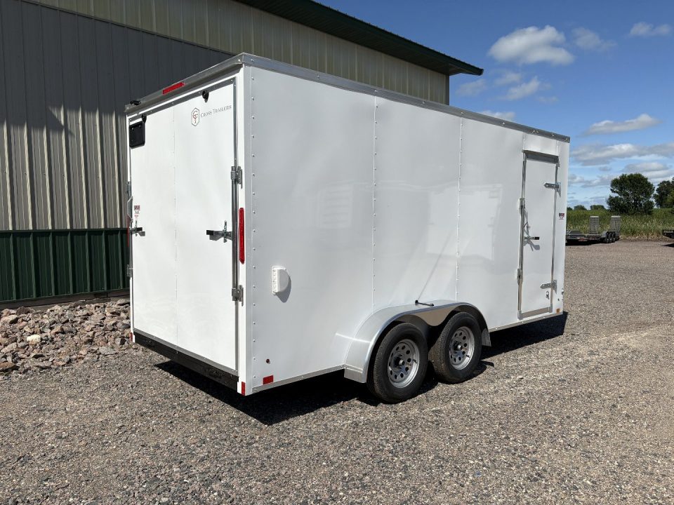 New 2026 7'x16' Cross Beta Enclosed Trailer