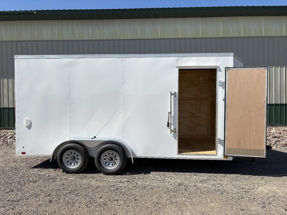 New 2026 7'x16' Cross Beta Enclosed Trailer