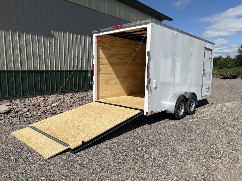 New 2026 7'x16' Cross Beta Enclosed Trailer